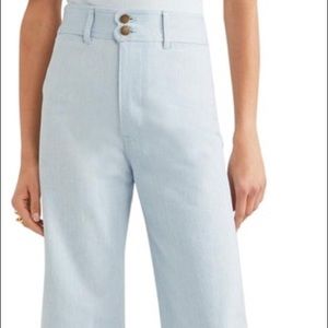 Apiece Apart Light Wash Denim Merida Pant Size 4